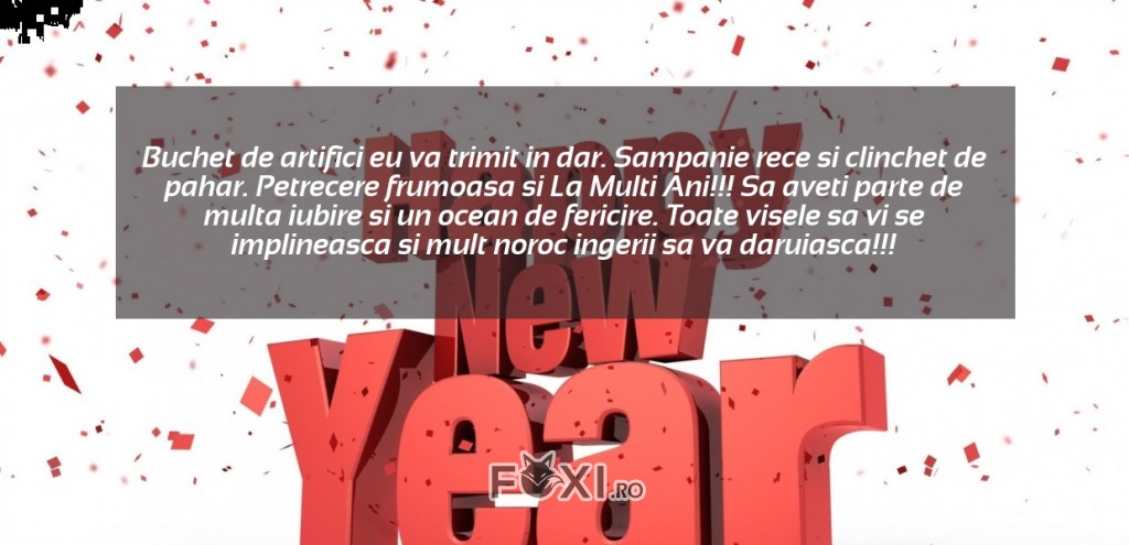 mesaje de anul nou