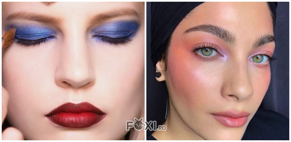 machiaj tehnica acuarela