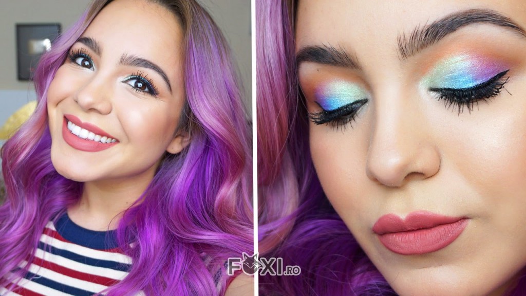 makeup pastel acuarela machiaj