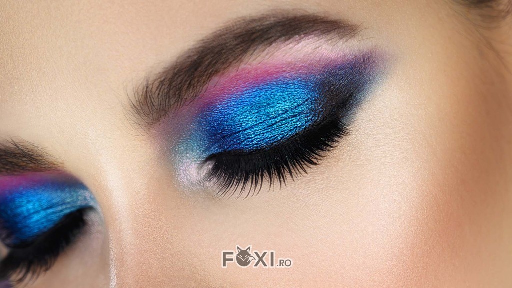 fard albastru trend vara