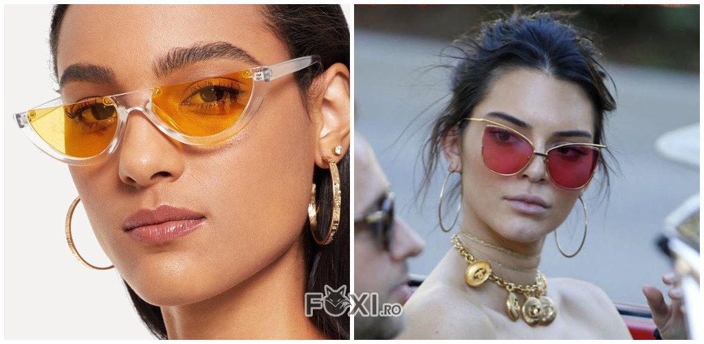 ochelari de soare lentile colorate