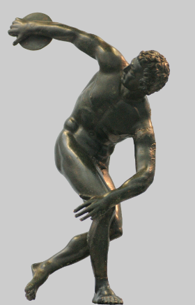 Discobol (Sculptor - Myron, An: c. 450-440 i.Hr.)