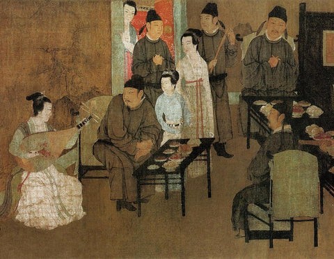 Distractia nocturna a lui Han Xizai de Gu Hongzhong
