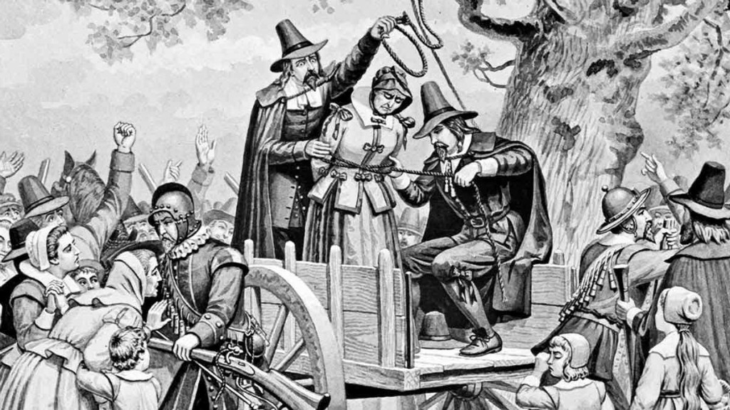 Salem procese vrajitoare Bridget Bishop spanzurat