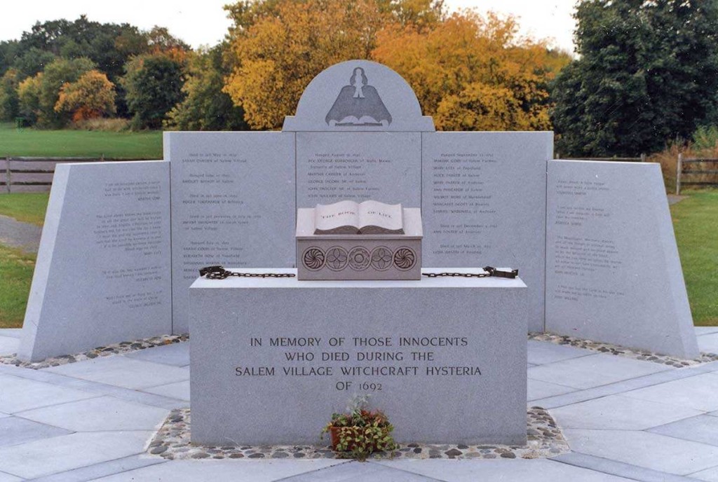 locul memorial al proceselor vrajitoarelor din Salem