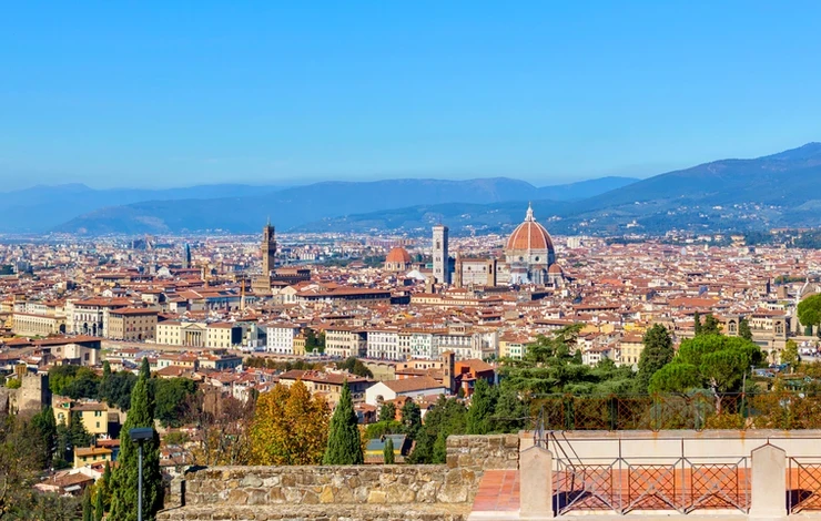 vedere de la San Miniato al Monte