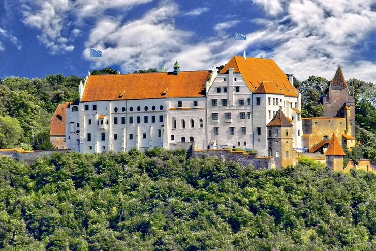 Castelul Trausnitz din Landshut Germania