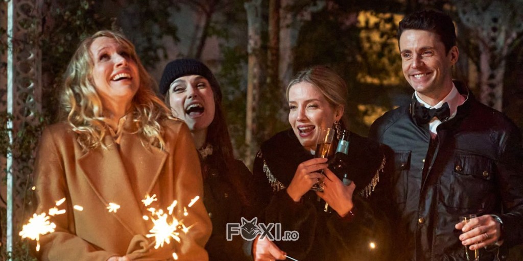 scena din filmul de comedie Silent Night