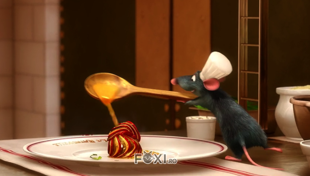 scena din filmul Ratatouille