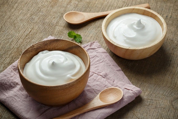 masca de fata cu iaurt